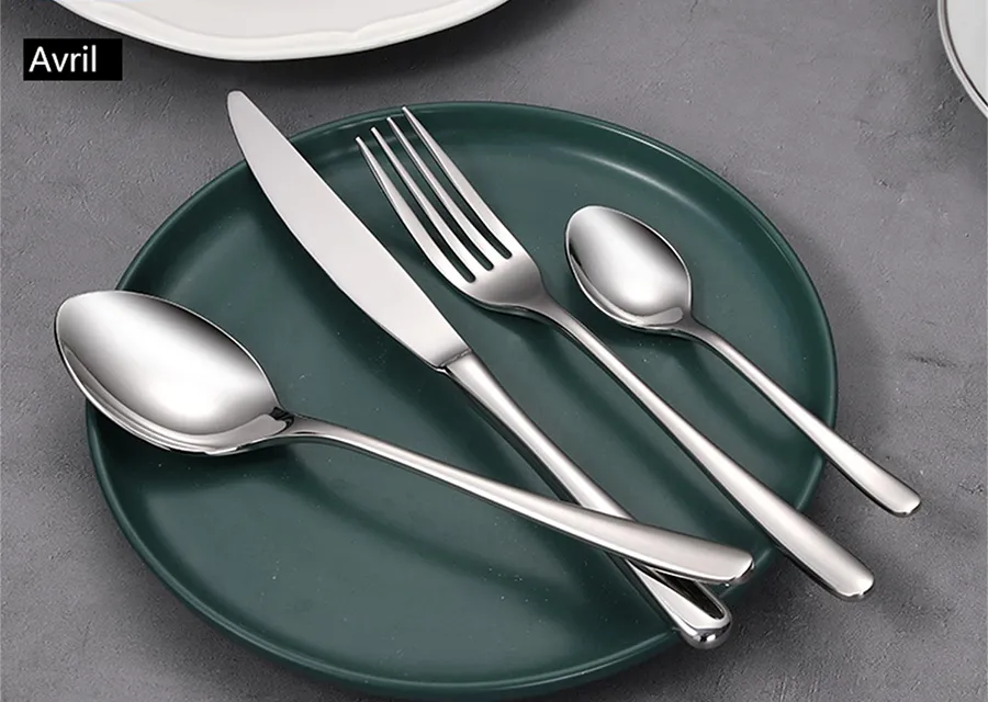 Luxury Stainless Steel Cutlery Set – 4 Pieces for Dining & Entertaining Avril