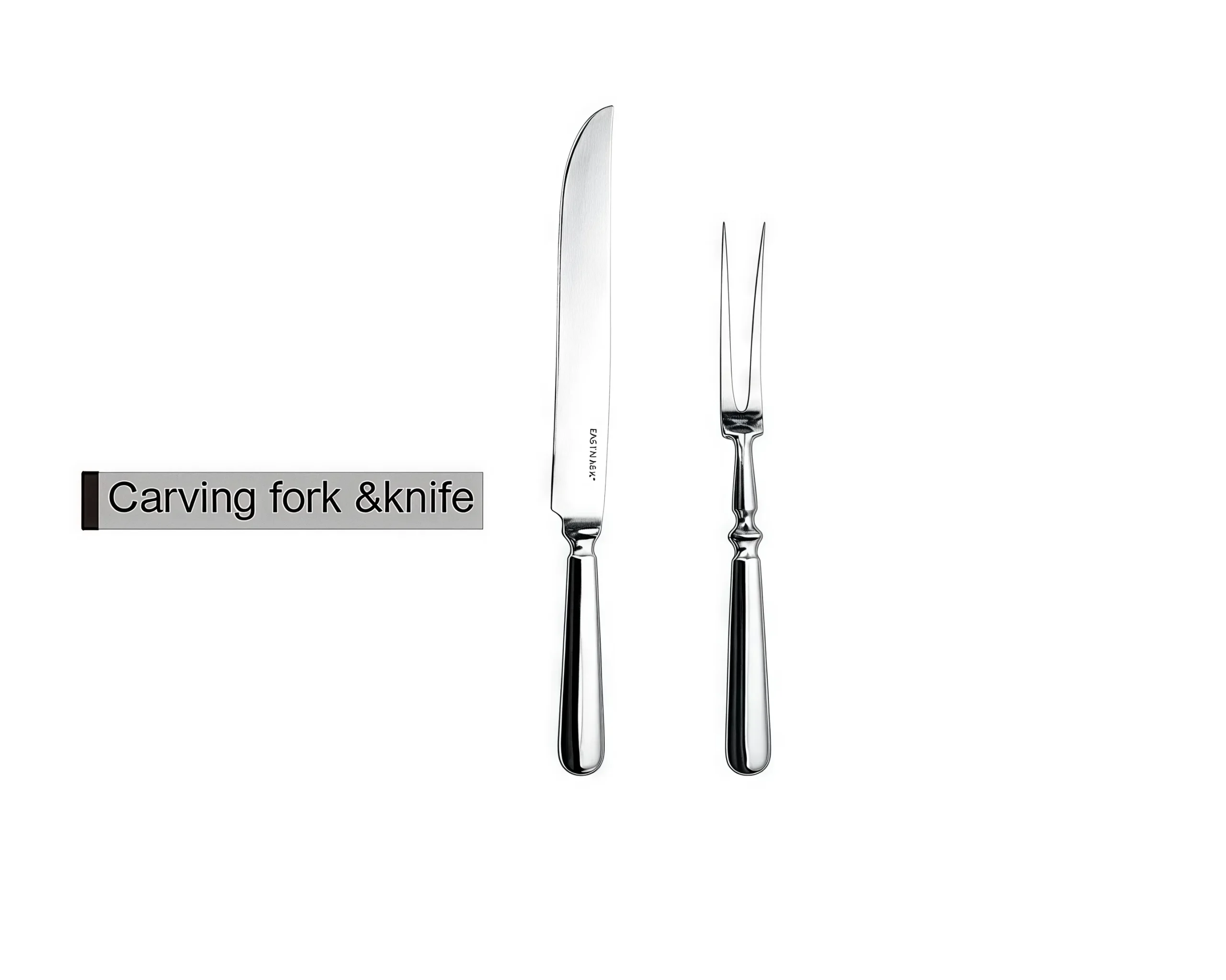 Carving fork &knife
