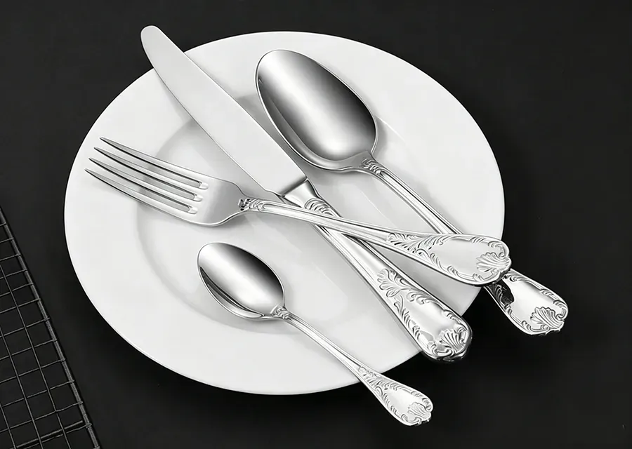 Gold Plated Cutlery Royal oak