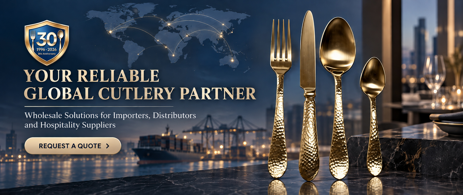 KAIMEI reliable global cutlery partner banner